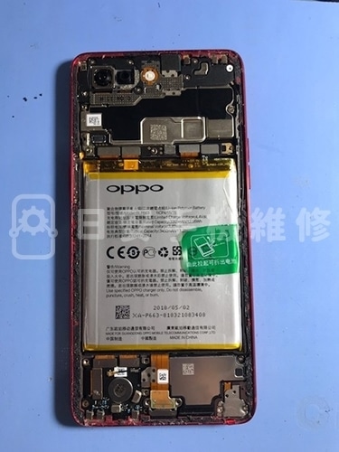 OPPO R15 安裝電池