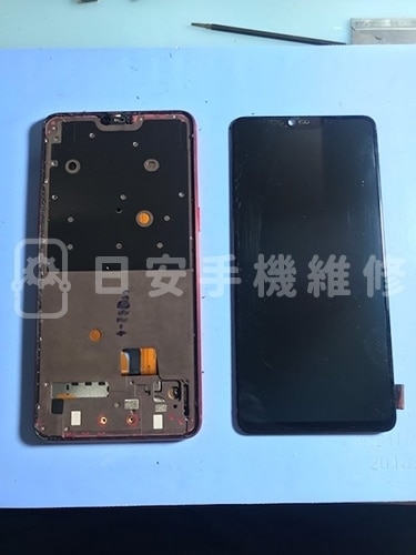 OPPO R15 拆除損壞螢幕