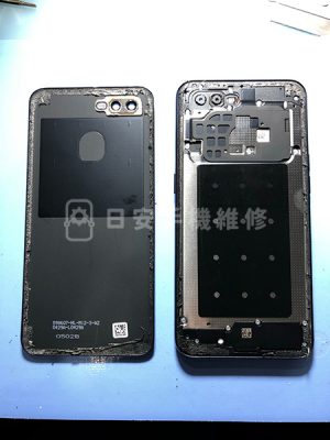 OPPO AX5s 更換螢幕，移除背蓋