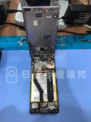 華為 P9 Plus 更換電池 - 移除背蓋
