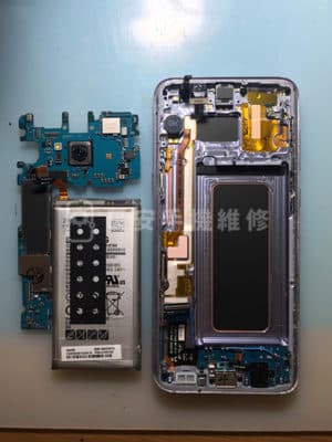 Samsung S8+ 移除電池跟主機板
