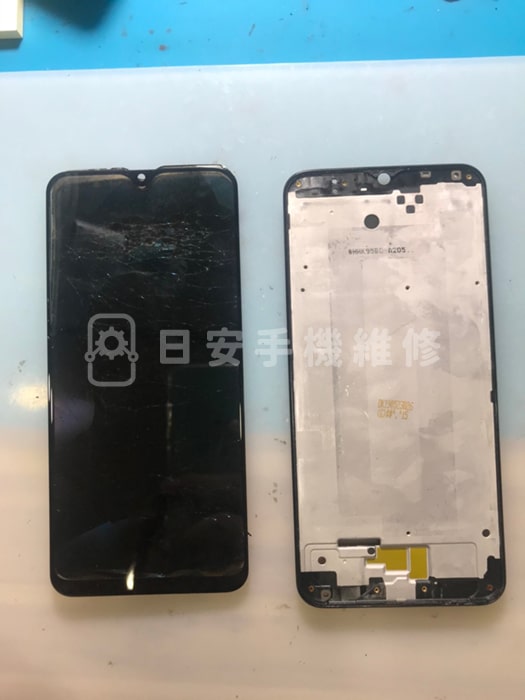 Samsung A20 拆除老舊螢幕